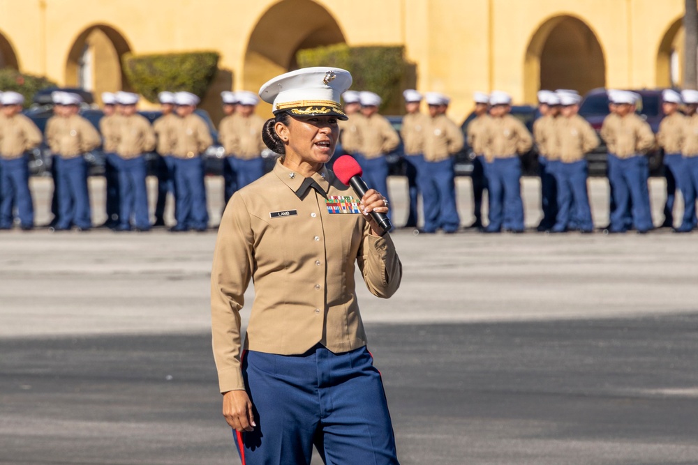 Morning Colors and Alpha Company Graduation
