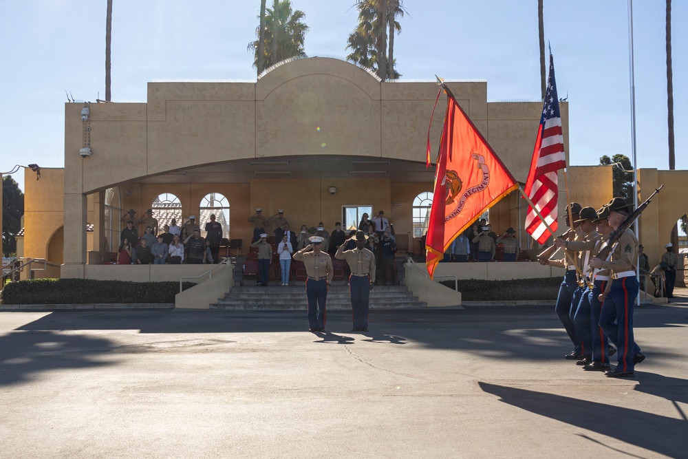 Morning Colors and Alpha Company Graduation