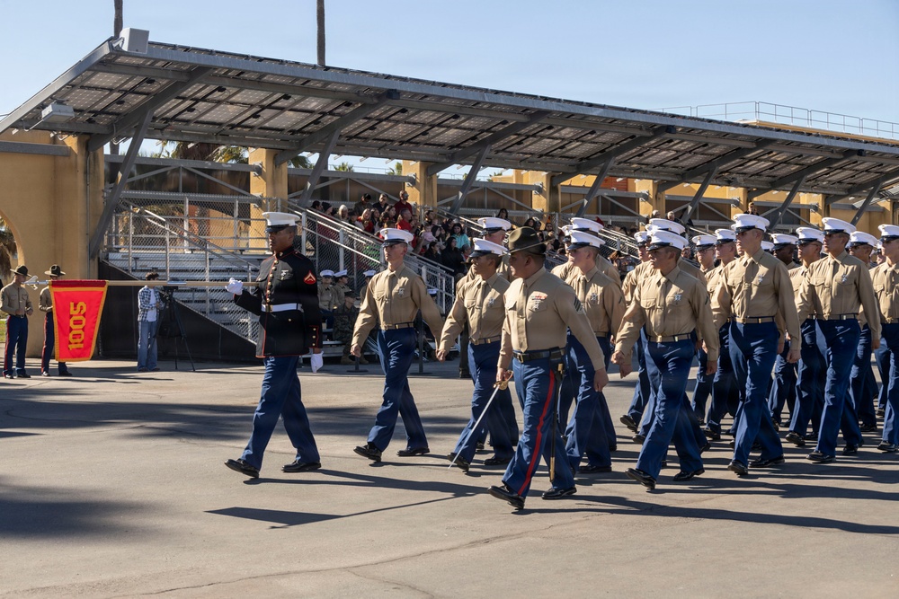 Morning Colors and Alpha Company Graduation