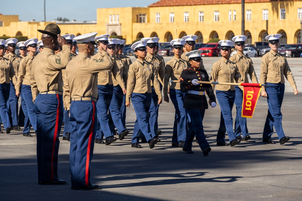 Morning Colors and Alpha Company Graduation