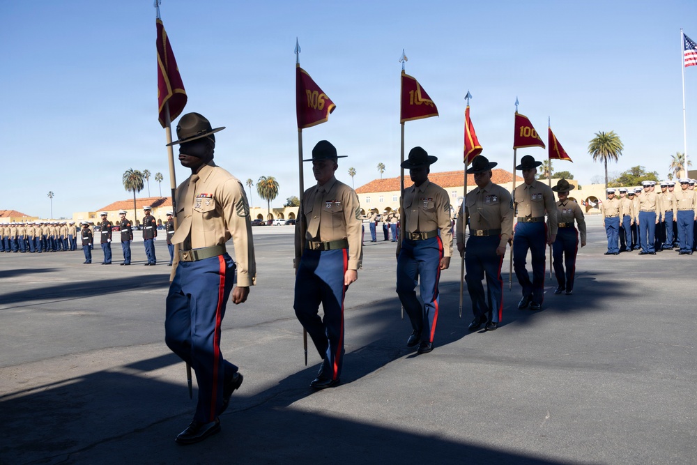 Morning Colors and Alpha Company Graduation