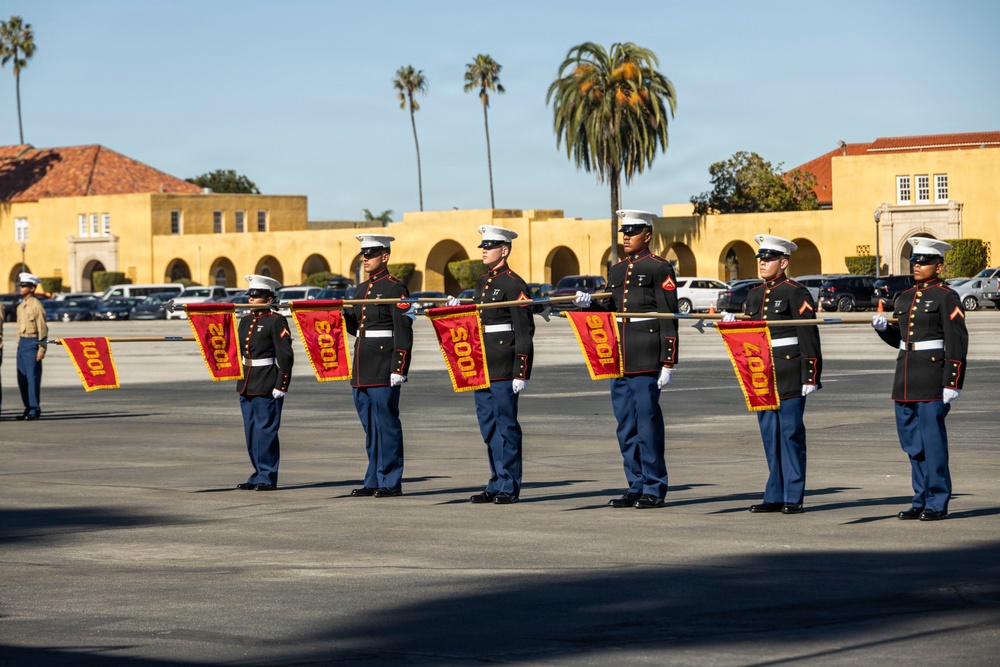 Morning Colors and Alpha Company Graduation