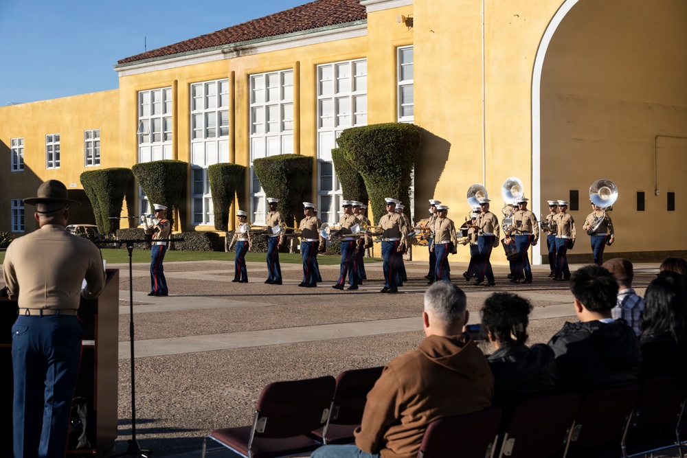 Morning Colors and Alpha Company Graduation