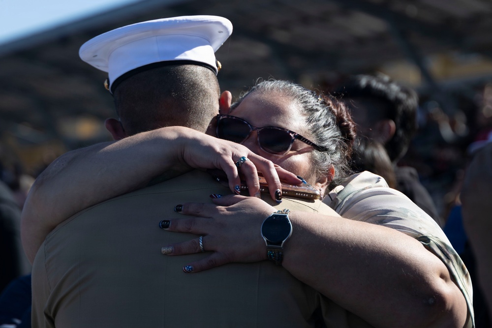 Morning Colors and Alpha Company Graduation