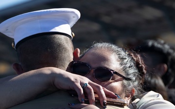 Morning Colors and Alpha Company Graduation