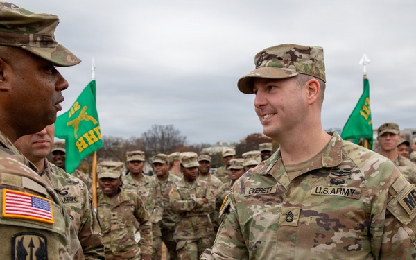 Mississippi National Guard Soldiers get recognized during mission in Washington, D.C.