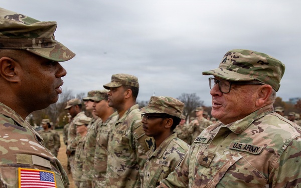 Mississippi National Guard Soldier get recognized during mission in Washington, D.C.