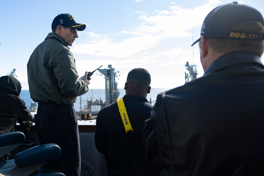 USS Spruance conducts routine operations