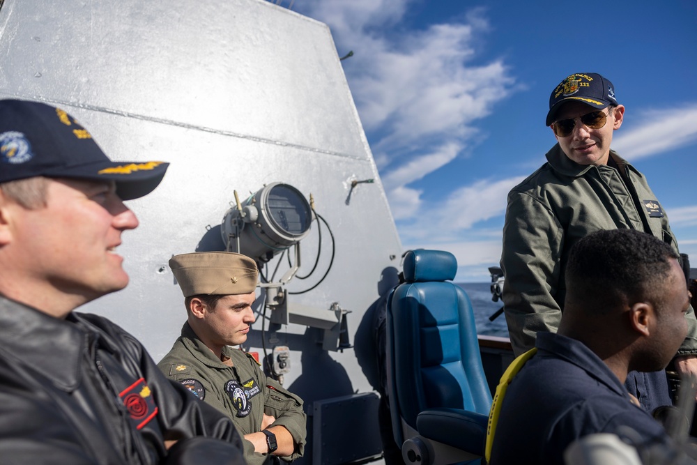 USS Spruance conducts routine operations