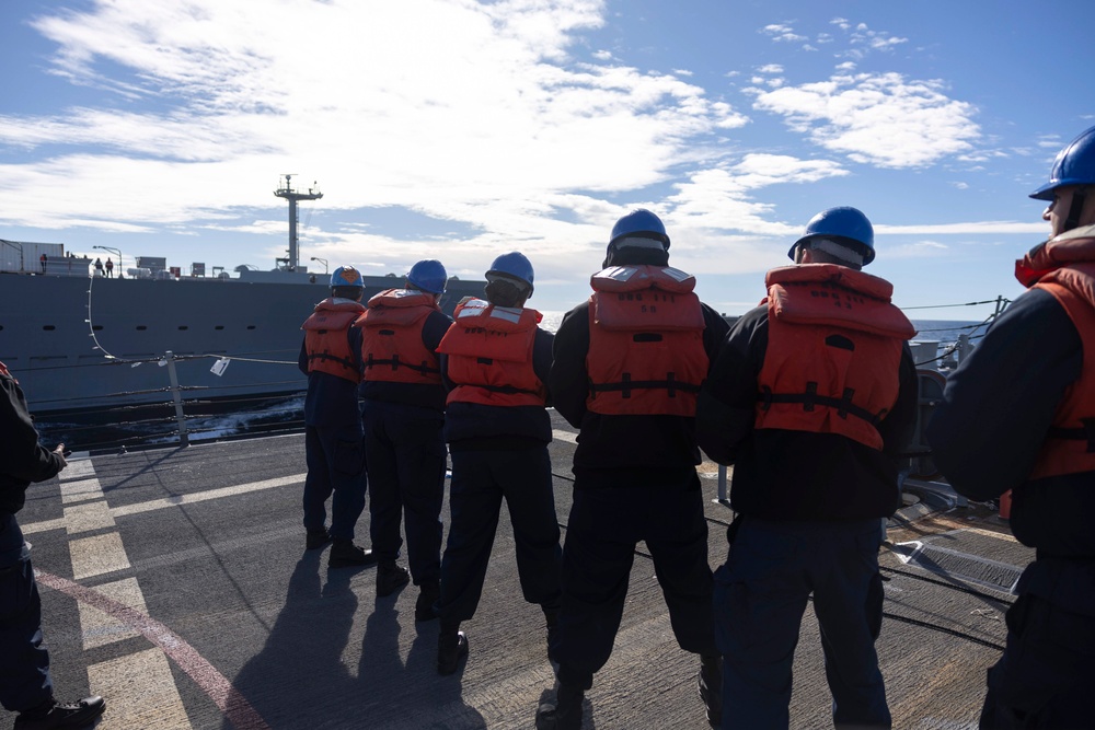 USS Spruance conducts routine operations