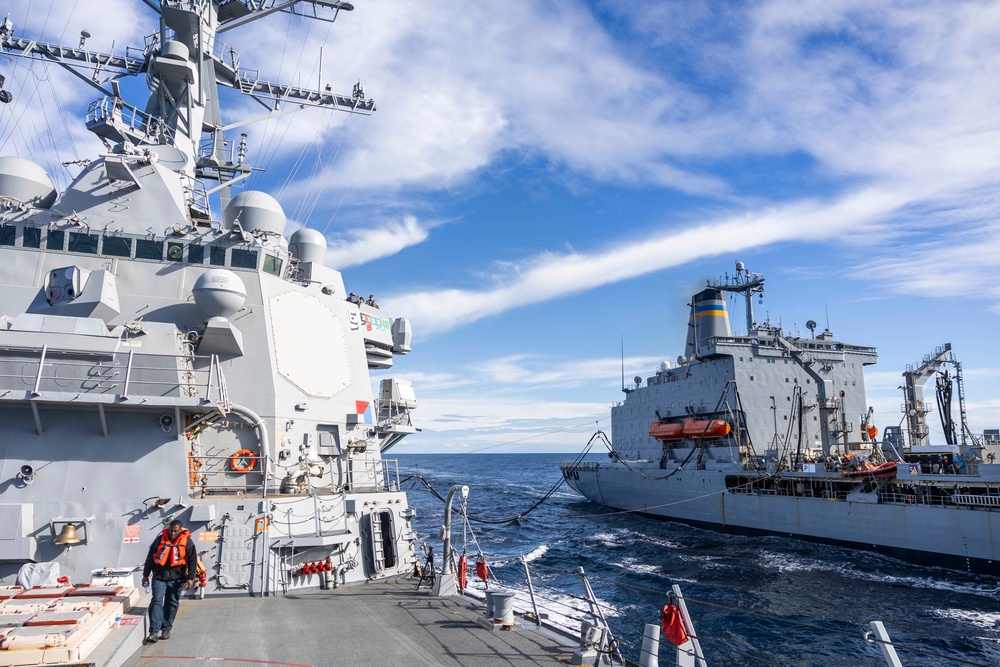 USS Spruance conducts routine operations