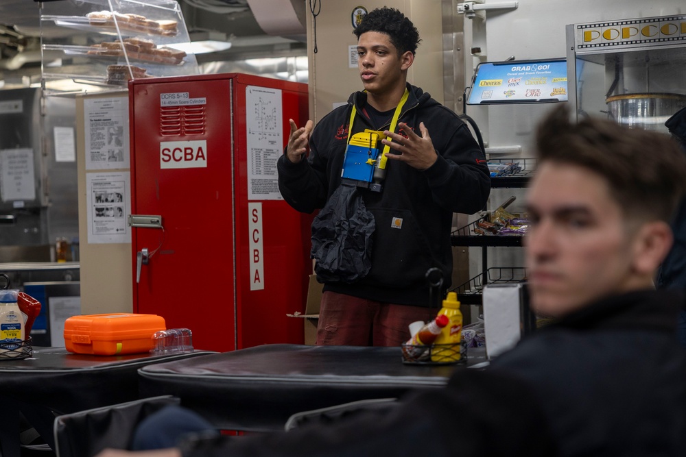 USS Spruance conducts routine operations