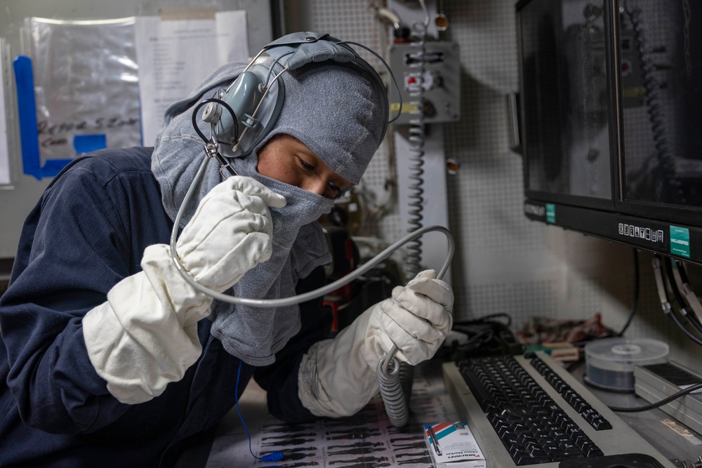 USS Spruance conducts routine operations