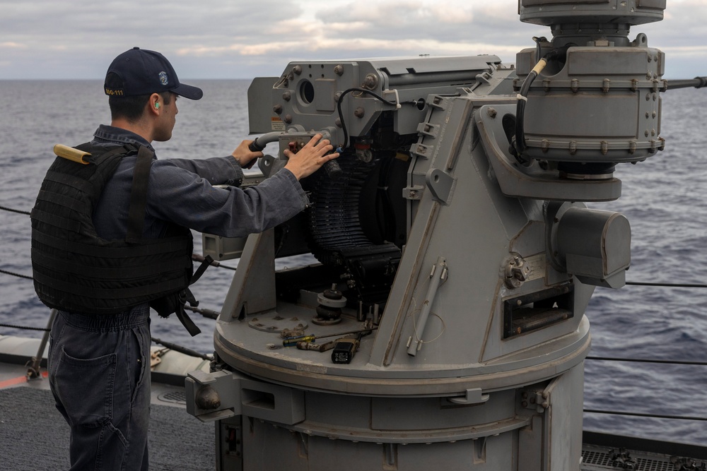 USS Spruance conducts routine operations
