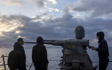 USS Spruance conducts routine operations