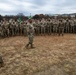 Joint Task Force Magnolia commander delivers remarks to service members in front of the White House