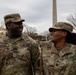 Mississippi National Guard Soldiers laugh in front of the Washington Monument