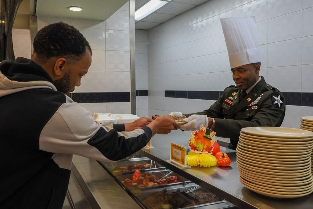 U.S. Army Soldiers Celebrate Thanksgiving at Camp Casey, South Korea