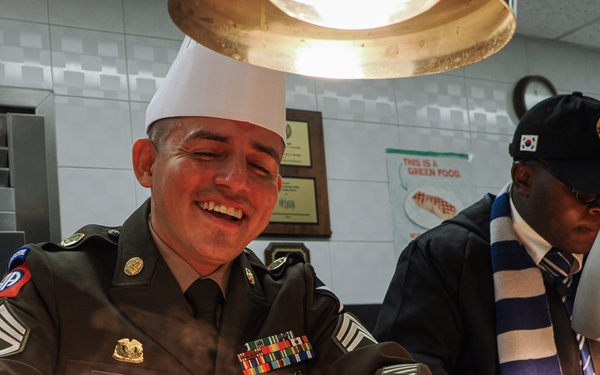 U.S. Army Soldiers Celebrate Thanksgiving at Camp Casey, South Korea