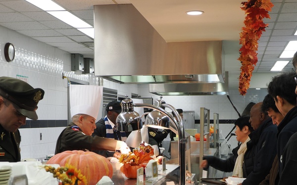 U.S. Army Soldiers Celebrate Thanksgiving at Camp Casey, South Korea