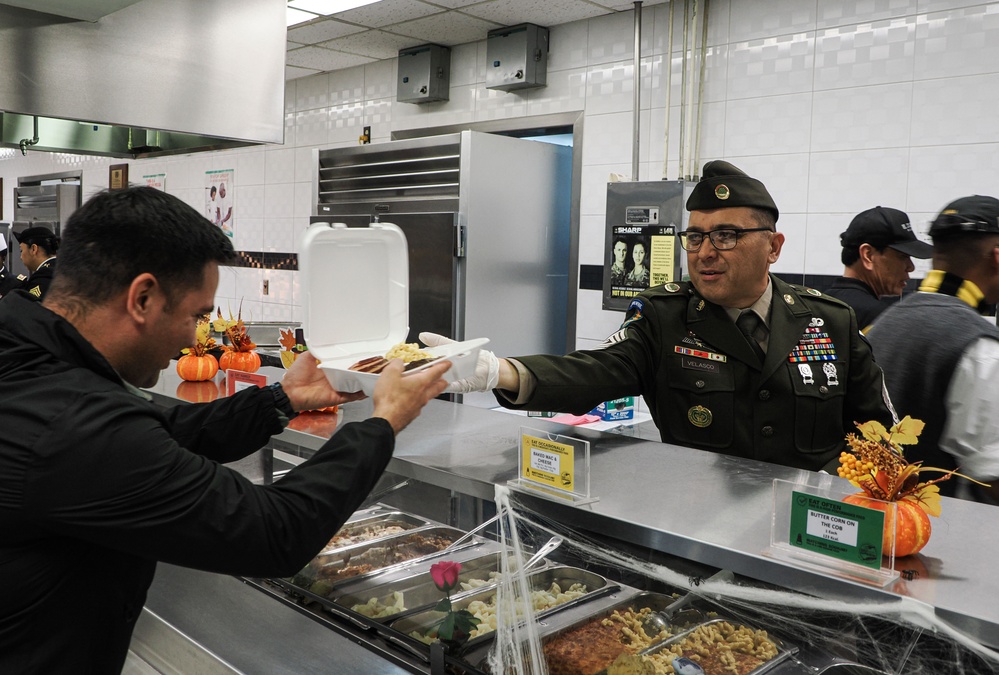 U.S. Army Soldiers Celebrate Thanksgiving at Camp Casey, South Korea