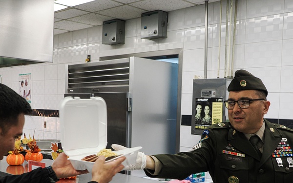 U.S. Army Soldiers Celebrate Thanksgiving at Camp Casey, South Korea