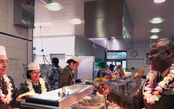 Serving More Than Meals: Leaders Share Thanksgiving with Troops