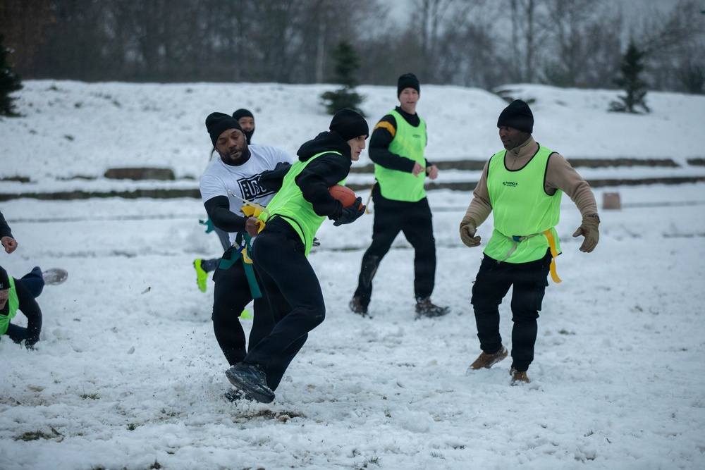 Dogface Soldiers compete in 2025 Turkey Bowl