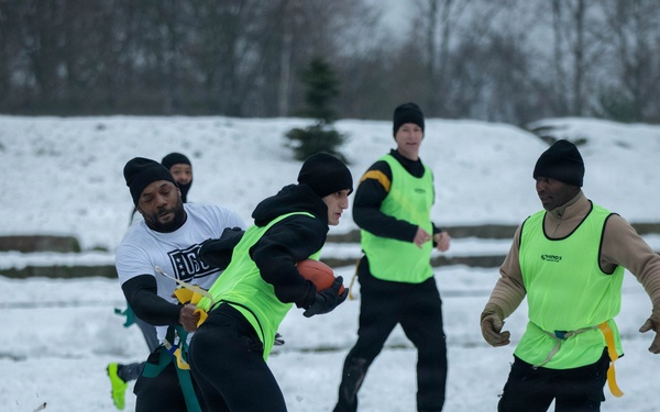 Dogface Soldiers compete in 2025 Turkey Bowl
