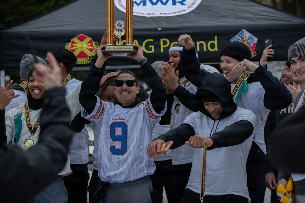 Dogface Soldiers compete in 2025 Turkey Bowl