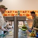 379th AEW Leadership Serves Thanksgiving Meal