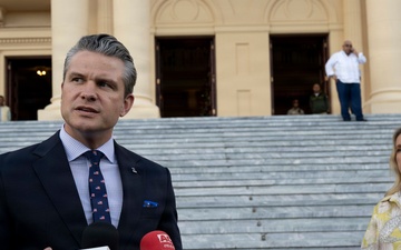 SW Pete Hegseth Speaks to Media in the Dominican Republic