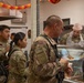 Soldiers are served up a Thanksgiving Meal courtesy of DFACs and Leadership