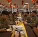 Soldiers are served up a Thanksgiving Meal courtesy of DFACs and Leadership