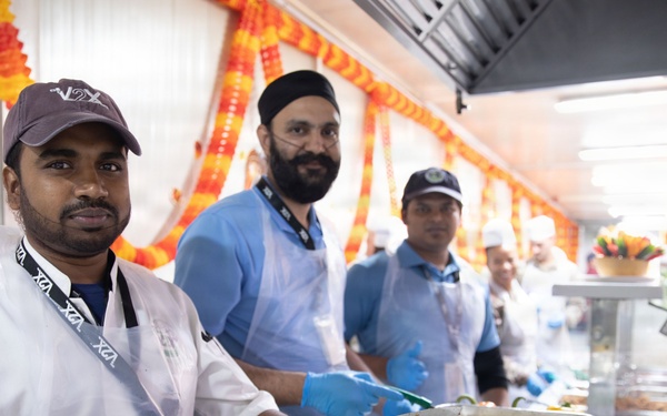 Coalition forces Soldiers Celebrate Thanksgiving at LSA Danger in Erbil, Iraq