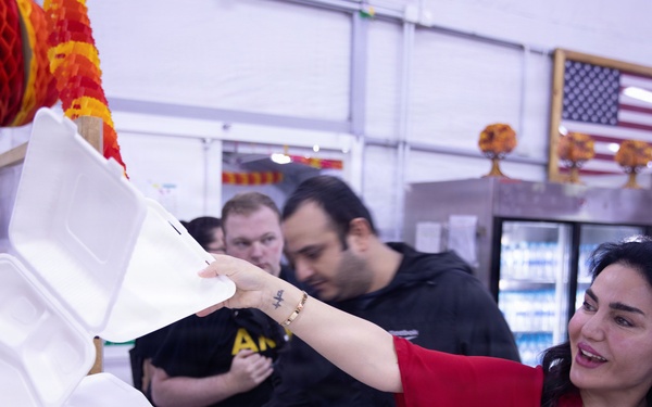 Coalition forces Soldiers Celebrate Thanksgiving at LSA Danger in Erbil, Iraq