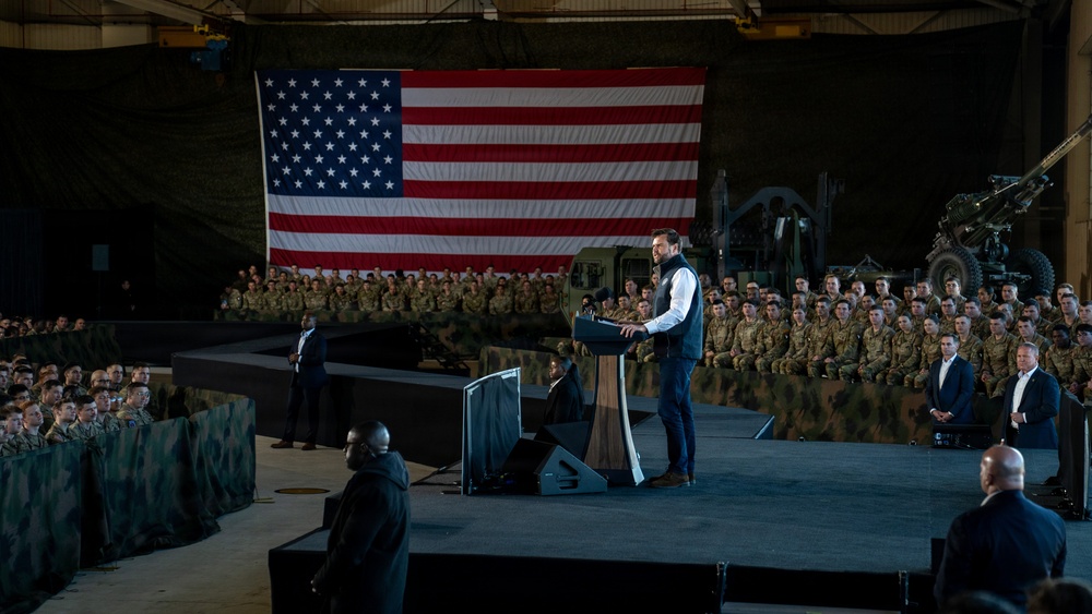 Vice President JD Vance visits Ft. Campbell, KY for Thanksgiving