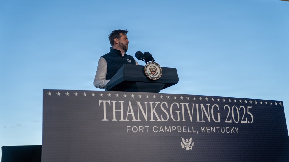 Vice President JD Vance visits Ft. Campbell, KY for Thanksgiving