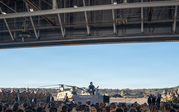 Vice President JD Vance visits Ft. Campbell, KY for Thanksgiving