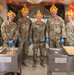 Al-Tanf Leadership with Combined Joint Task Force - Operation Inherit Resolve leadership serves food to soldiers