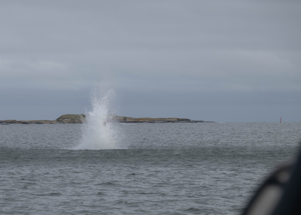 FREEZING WINDS 25 - Explosive Ordnance Disposal Underwater Demolition and mine towing Operations