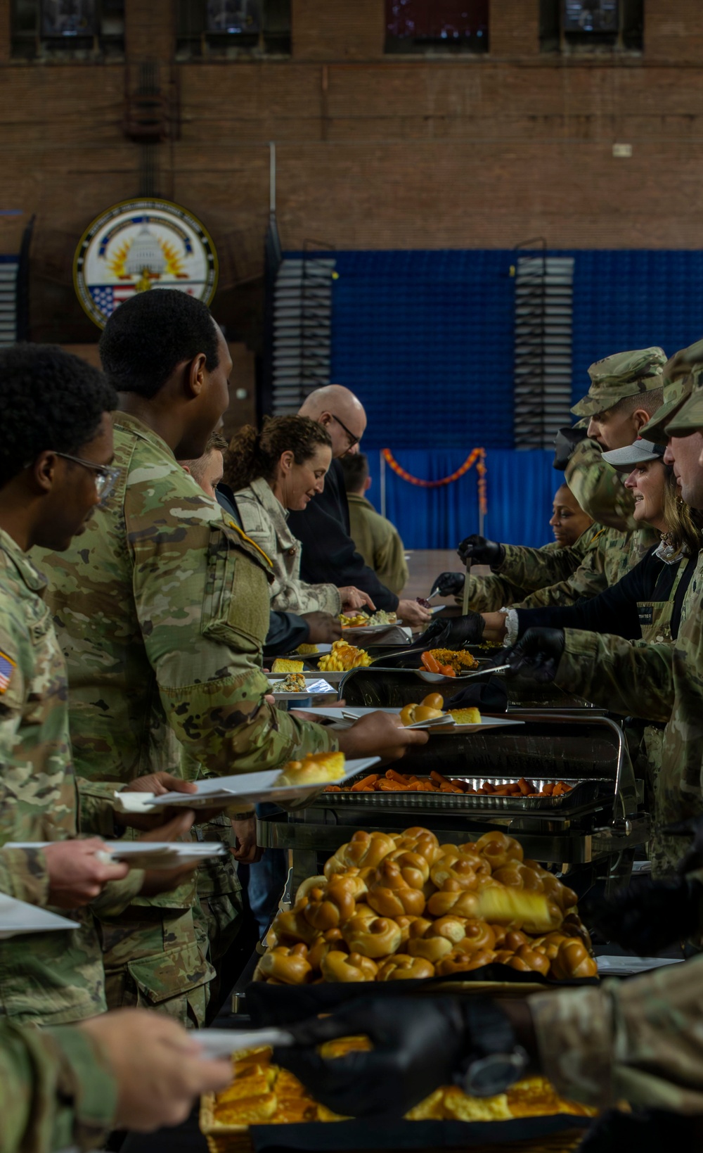 D.C. Safe and Beautiful Mission Troops Gather for Thanksgiving Meal