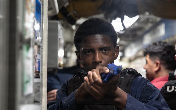 Wayne E. Meyer Conducts Anti-Terrorism Drills