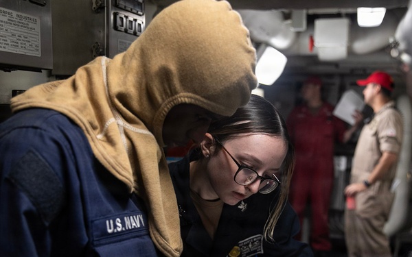 Wayne E. Meyer Conducts GQ Drill