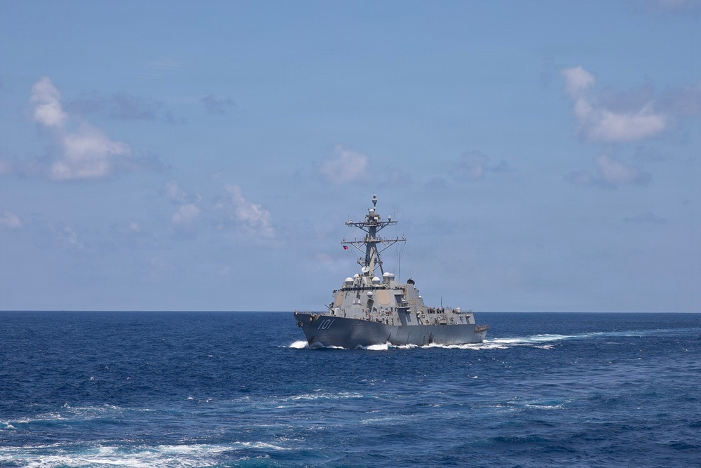 CSG-11 Conducts a Replenishment-at-Sea
