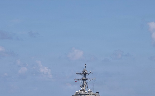 CSG-11 Conducts a Replenishment-at-Sea