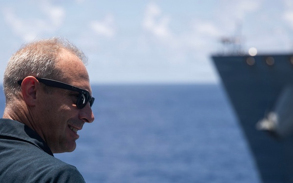 Wayne E. Meyer Conducts a Replenishment-at-Sea