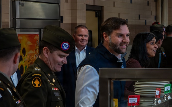 Vice President Visits Fort Campbell for Thanksgiving