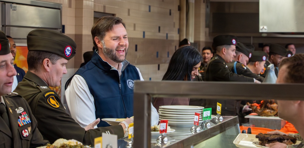 Vice President Visits Fort Campbell for Thanksgiving