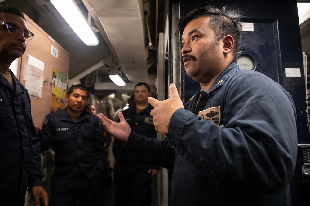 Wayne E. Meyer Conducts Medical Training